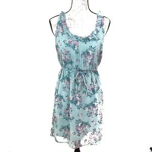 Hinge Floral Blue dress size a XS